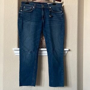 Rag & Bone Dre Low-Rise Slim Boyfriend Blue Jeans Size 29
